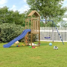 Impregnated pine wood outdoor playground by vidaXL, Swings and play structures - Ref: Foro24-3155893, Price: 393,24 €, Discou...
