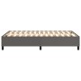 Gray synthetic leather box spring bed frame 120x200 cm by vidaXL, Beds and slatted bases - Ref: Foro24-3121039, Price: 102,47...