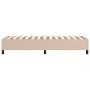Boxspring-Bettgestell aus Cappuccino-Kunstleder, 100 x 200 cm von vidaXL, Betten und Lattenroste - Ref: Foro24-3121034, Preis...