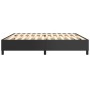 Black synthetic leather bed frame 200x200 cm by vidaXL, Beds and slatted bases - Ref: Foro24-3121065, Price: 141,95 €, Discou...