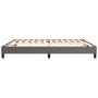Estructura de cama de cuero sintético gris 200x200 cm de vidaXL, Camas y somieres - Ref: Foro24-3120722, Precio: 127,29 €, De...