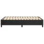Black synthetic leather box spring bed frame 120x200 cm by vidaXL, Beds and slatted bases - Ref: Foro24-3121035, Price: 100,1...