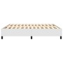 Estructura de cama de cuero sintético blanco 180x200 cm de vidaXL, Camas y somieres - Ref: Foro24-3121060, Precio: 136,60 €, ...