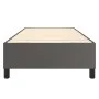Gray synthetic leather bed frame 90x200 cm by vidaXL, Beds and slatted bases - Ref: Foro24-3121027, Price: 91,50 €, Discount: %