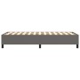 Gray synthetic leather bed frame 90x200 cm by vidaXL, Beds and slatted bases - Ref: Foro24-3121027, Price: 91,86 €, Discount: %