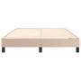 Estructura de cama de cuero sintético capuchino 140x200 cm de vidaXL, Camas y somieres - Ref: Foro24-3120705, Precio: 100,15 ...