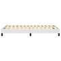 White synthetic leather bed frame 120x200 cm by vidaXL, Beds and slatted bases - Ref: Foro24-3120689, Price: 98,43 €, Discoun...