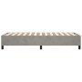 Estructura de cama de terciopelo gris claro 80x200 cm de vidaXL, Camas y somieres - Ref: Foro24-3121084, Precio: 90,07 €, Des...