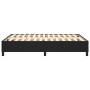 Estructura de cama de cuero sintético negro 140x190 cm de vidaXL, Camas y somieres - Ref: Foro24-3121041, Precio: 111,95 €, D...
