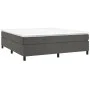 Estructura de cama de terciopelo gris oscuro 160x200 cm de vidaXL, Camas y somieres - Ref: Foro24-3121127, Precio: 117,04 €, ...
