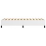 Estructura de cama box spring cuero sintético blanco 100x200 cm de vidaXL, Camas y somieres - Ref: Foro24-3121030, Precio: 86...