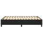 Black synthetic leather bed frame 140x200 cm by vidaXL, Beds and slatted bases - Ref: Foro24-3121047, Price: 112,25 €, Discou...