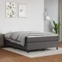 Estructura de cama de cuero sintético gris 140x190 cm de vidaXL, Camas y somieres - Ref: Foro24-3121045, Precio: 118,33 €, De...