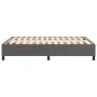 Gray synthetic leather bed frame 140x190 cm by vidaXL, Beds and slatted bases - Ref: Foro24-3121045, Price: 118,00 €, Discoun...