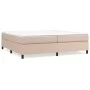 Cappuccino synthetic leather bed frame 200x200 cm by vidaXL, Beds and slatted bases - Ref: Foro24-3121070, Price: 168,94 €, D...