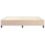 Cappuccino synthetic leather bed frame 200x200 cm by vidaXL, Beds and slatted bases - Ref: Foro24-3121070, Price: 168,94 €, D...