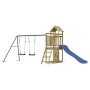 Spielplatz im Freien aus imprägniertem Kiefernholz von vidaXL, Schaukeln und Spielgeräte - Ref: Foro24-3155896, Preis: 399,24...