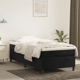 Black velvet bed frame 80x200 cm by vidaXL, Beds and slatted bases - Ref: Foro24-3121086, Price: 87,43 €, Discount: %