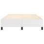 White synthetic leather bed frame 140x200 cm by vidaXL, Beds and slatted bases - Ref: Foro24-3121048, Price: 108,13 €, Discou...
