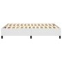 White synthetic leather bed frame 140x200 cm by vidaXL, Beds and slatted bases - Ref: Foro24-3121048, Price: 114,36 €, Discou...