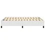 White synthetic leather bed frame 140x200 cm by vidaXL, Beds and slatted bases - Ref: Foro24-3121048, Price: 108,13 €, Discou...