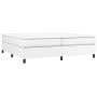 Estructura de cama de cuero sintético blanco 200x200 cm de vidaXL, Camas y somieres - Ref: Foro24-3121066, Precio: 139,80 €, ...