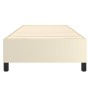 Boxspringbettgestell cremefarbenes Kunstleder 100x200 cm von vidaXL, Betten und Lattenroste - Ref: Foro24-3121031, Preis: 75,...
