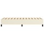 Boxspringbettgestell cremefarbenes Kunstleder 100x200 cm von vidaXL, Betten und Lattenroste - Ref: Foro24-3121031, Preis: 75,...