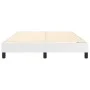 Estructura de cama de cuero sintético blanco 140x200 cm de vidaXL, Camas y somieres - Ref: Foro24-3120701, Precio: 107,93 €, ...