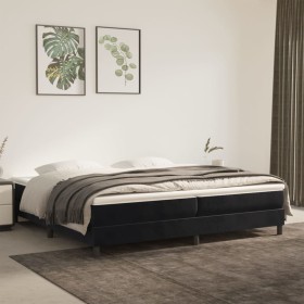 Estructura de cama de terciopelo gris claro 200x200 cm