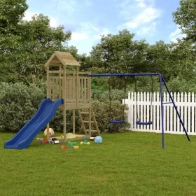 Outdoor playground made of impregnated pine wood by vidaXL, Swings and play structures - Ref: Foro24-3155881, Price: 358,66 €...