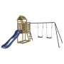 Parque infantil de exterior madera de pino impregnada de vidaXL, Columpios y estructuras de juegos - Ref: Foro24-3155881, Pre...