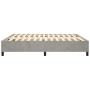 Estructura de cama de terciopelo gris claro 180x200 cm de vidaXL, Camas y somieres - Ref: Foro24-3121138, Precio: 140,43 €, D...