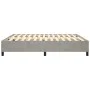 Estructura de cama de terciopelo gris claro 180x200 cm de vidaXL, Camas y somieres - Ref: Foro24-3121138, Precio: 135,36 €, D...