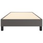 Gray synthetic leather bed frame 100x200 cm by vidaXL, Beds and slatted bases - Ref: Foro24-3120686, Price: 79,48 €, Discount: %