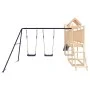 Parque infantil de exterior madera maciza de pino de vidaXL, Columpios y estructuras de juegos - Ref: Foro24-3155885, Precio:...