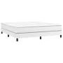 White synthetic leather bed frame 180x200 cm by vidaXL, Beds and slatted bases - Ref: Foro24-3120713, Price: 111,94 €, Discou...