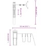 Parque infantil de exterior madera maciza de pino by vidaXL, Swings and play structures - Ref: Foro24-3155885, Price: 547,40 ...