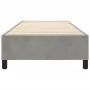 Light gray velvet bed frame 90x190 cm by vidaXL, Beds and slatted bases - Ref: Foro24-3121090, Price: 79,92 €, Discount: %