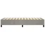Light gray velvet bed frame 90x190 cm by vidaXL, Beds and slatted bases - Ref: Foro24-3121090, Price: 79,92 €, Discount: %
