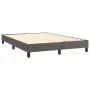 Gray synthetic leather bed frame 140x200 cm by vidaXL, Beds and slatted bases - Ref: Foro24-3120704, Price: 98,83 €, Discount: %