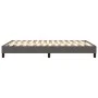 Gray synthetic leather bed frame 140x200 cm by vidaXL, Beds and slatted bases - Ref: Foro24-3120704, Price: 98,83 €, Discount: %