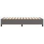 Gray synthetic leather bed frame 90x190 cm by vidaXL, Beds and slatted bases - Ref: Foro24-3121021, Price: 96,58 €, Discount: %