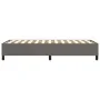 Gray synthetic leather bed frame 90x190 cm by vidaXL, Beds and slatted bases - Ref: Foro24-3121021, Price: 94,20 €, Discount: %
