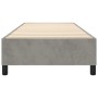 Estructura de cama de terciopelo gris claro 90x200 cm de vidaXL, Camas y somieres - Ref: Foro24-3121096, Precio: 92,20 €, Des...