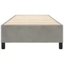 Hellgrauer Samtbettrahmen 90x200 cm von vidaXL, Betten und Lattenroste - Ref: Foro24-3121096, Preis: 78,11 €, Rabatt: %