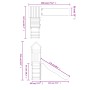 Spielplatz im Freien aus imprägniertem Kiefernholz von vidaXL, Schaukeln und Spielgeräte - Ref: Foro24-3155890, Preis: 343,54...