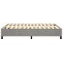 Estructura de cama de terciopelo gris claro 140x200 cm de vidaXL, Camas y somieres - Ref: Foro24-3121120, Precio: 109,41 €, D...