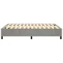 Hellgrauer Samtbettrahmen 140x200 cm von vidaXL, Betten und Lattenroste - Ref: Foro24-3121120, Preis: 107,87 €, Rabatt: %
