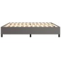 Boxspring-Bettgestell aus grauem Kunstleder, 200 x 200 cm von vidaXL, Betten und Lattenroste - Ref: Foro24-3121069, Preis: 14...